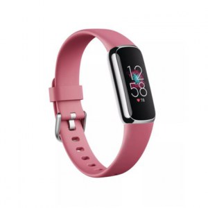 Fitbit Luxe Fitness tracker Ekran dotykowy Monitor pracy serca Monitorowanie aktywności 24/7 Wodoodporny Bluetooth Platinum/Orch